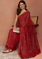 Premium Viscose Georgette Saree For Women – Party & Festive Wear