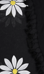 Black Cotton Blend Digital Print Saree | Bollywood Party Wear Saree with Printed Running Blouse