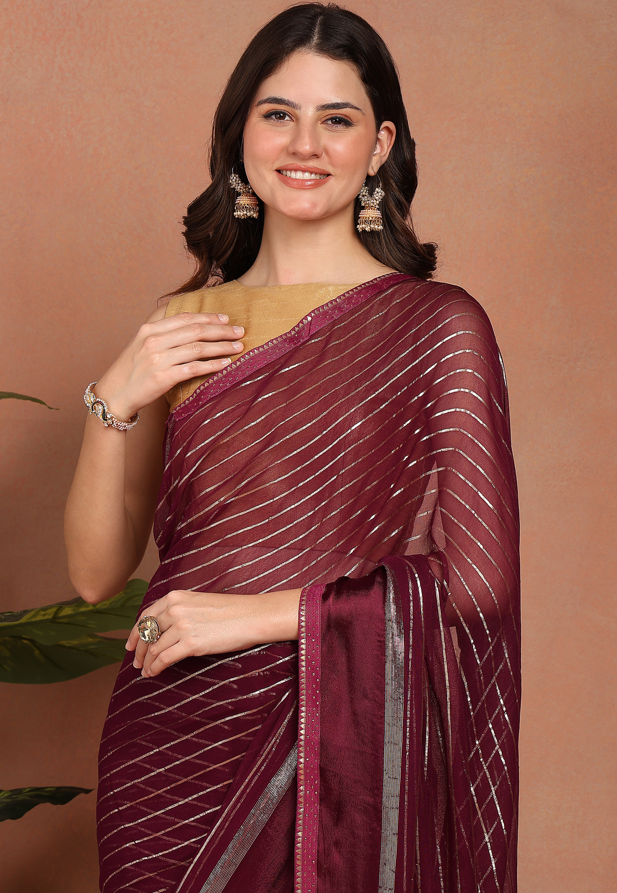 Premium Viscose Georgette Saree For Women – Party & Festive Wear